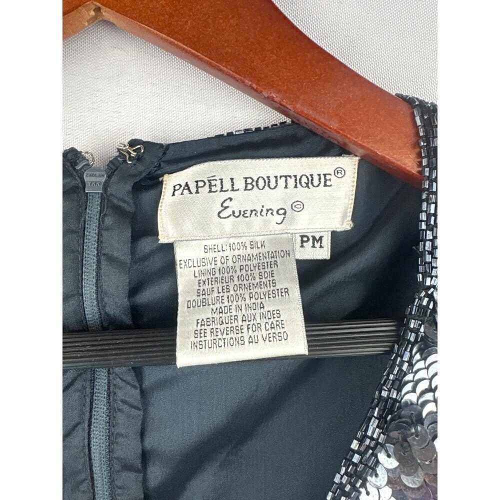 Papēll Boutique Evening Sequin Sleeveless Top PM - Picture 3 of 5
